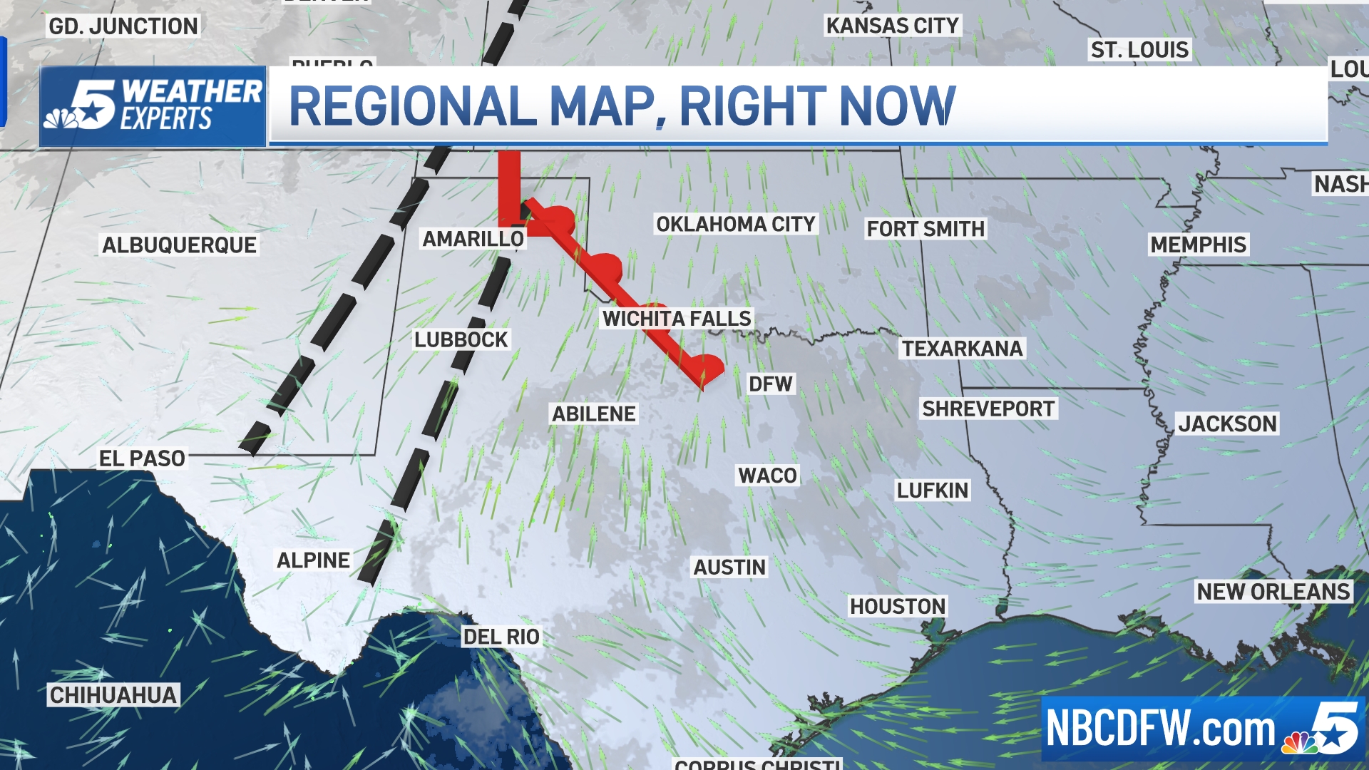 Regional Map, Right Now